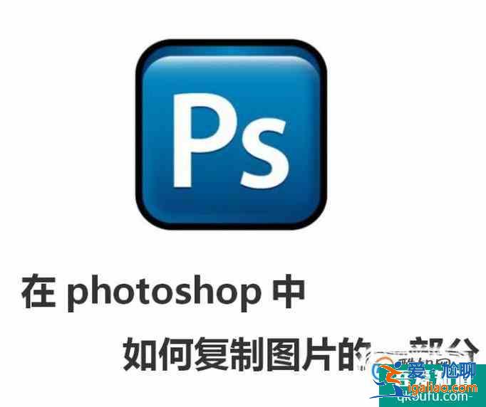 在photoshop中如何复制图片的一部分？