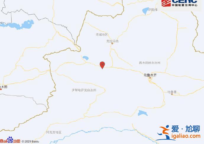 新疆塔城地区乌苏市发生3.6级地震 震源深度10千米？