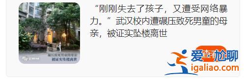 永久禁言！多个账号因网暴武汉被撞身亡学生母亲被封禁？