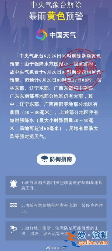 暴雨黄色预警解除 新一轮40℃超高温天气明起上线？