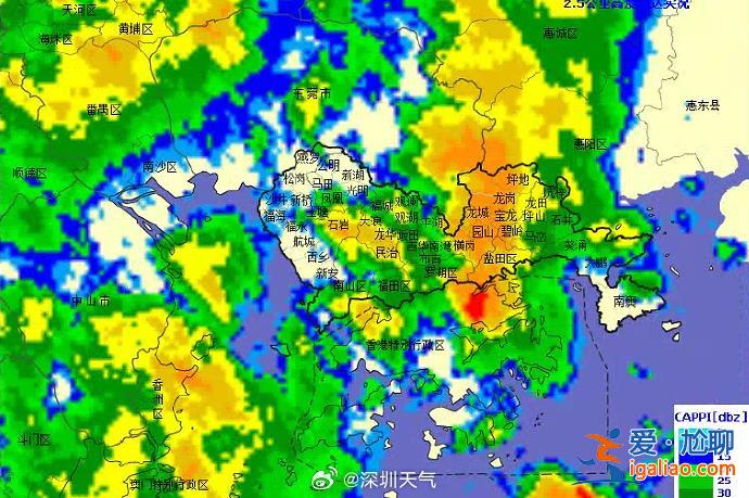 深圳市分区暴雨橙色预警信号升级为红色 强降雨具有明显的“列车效应”？