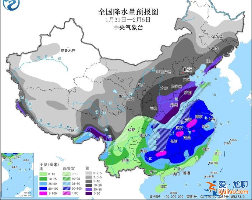 春节前大范围持续性强雨雪天气来袭 10省份将现暴雪或大暴雪？